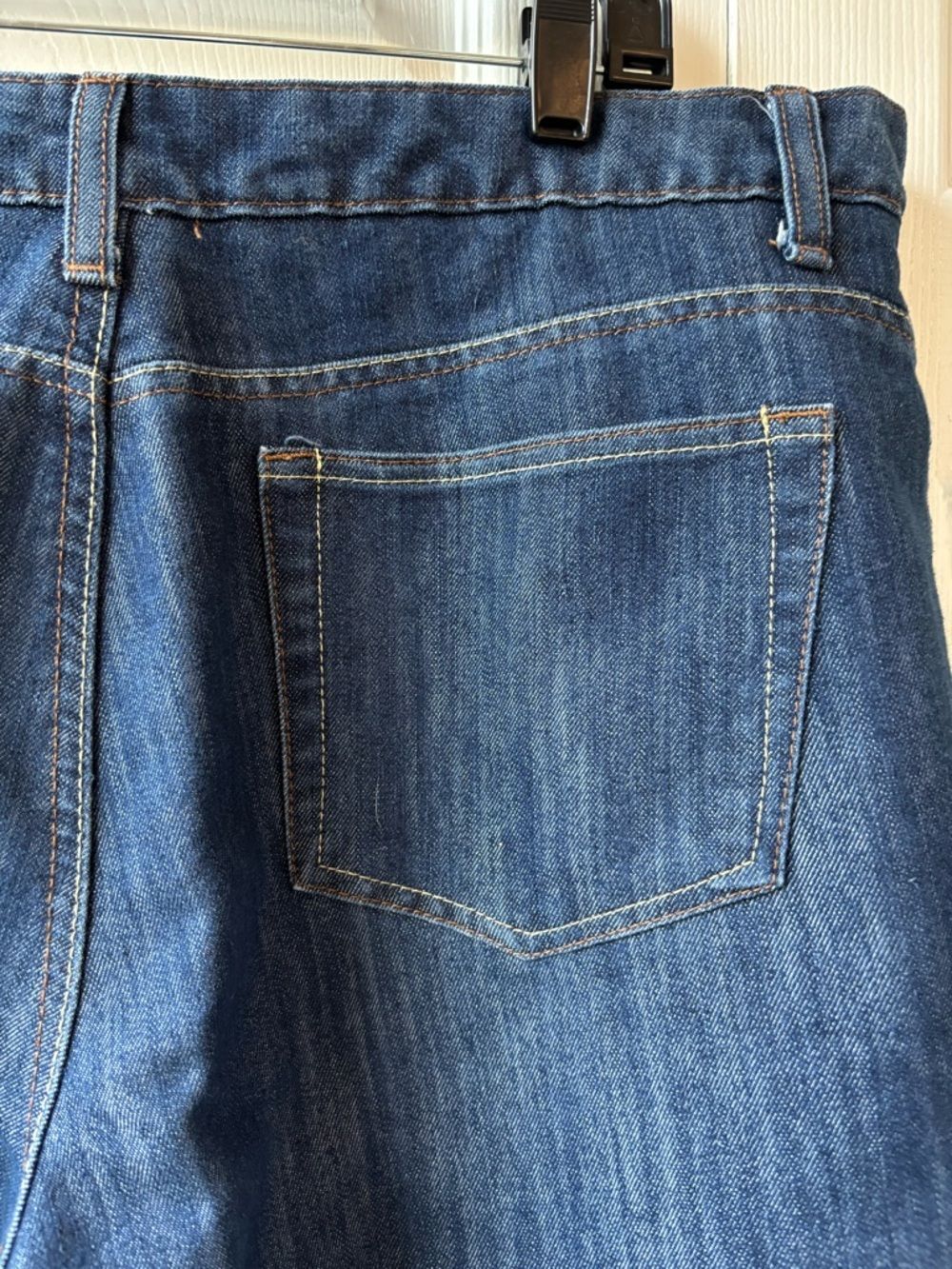Size 16R Fit 1 Merona Jean Dark Flared Crop Jean - Picture 5 of 8